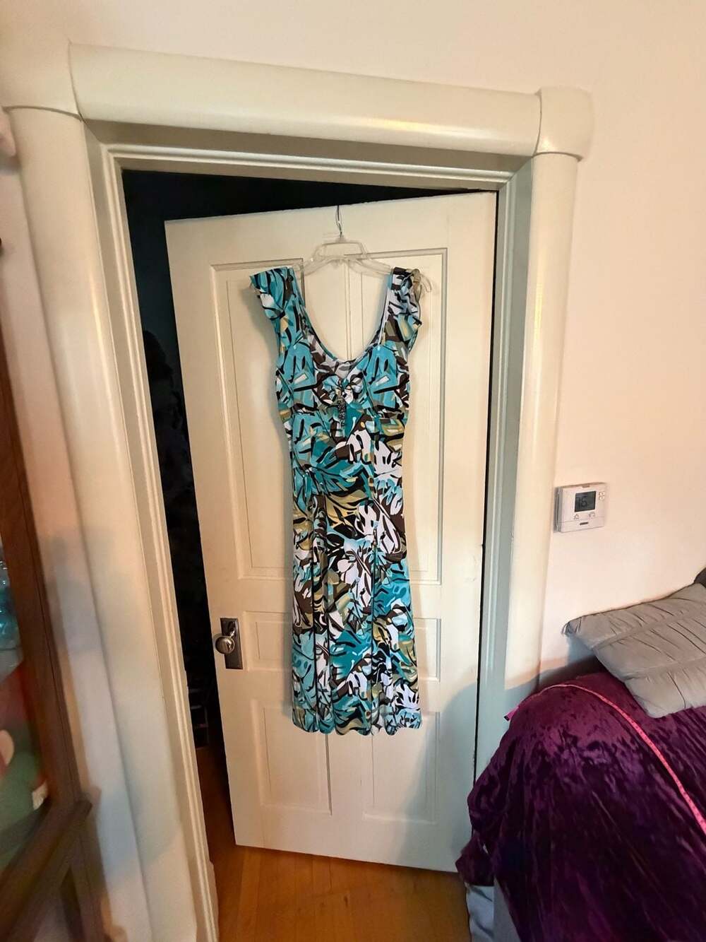Tribal Stretch Floral Print Dress Size M Style 6931O-82
